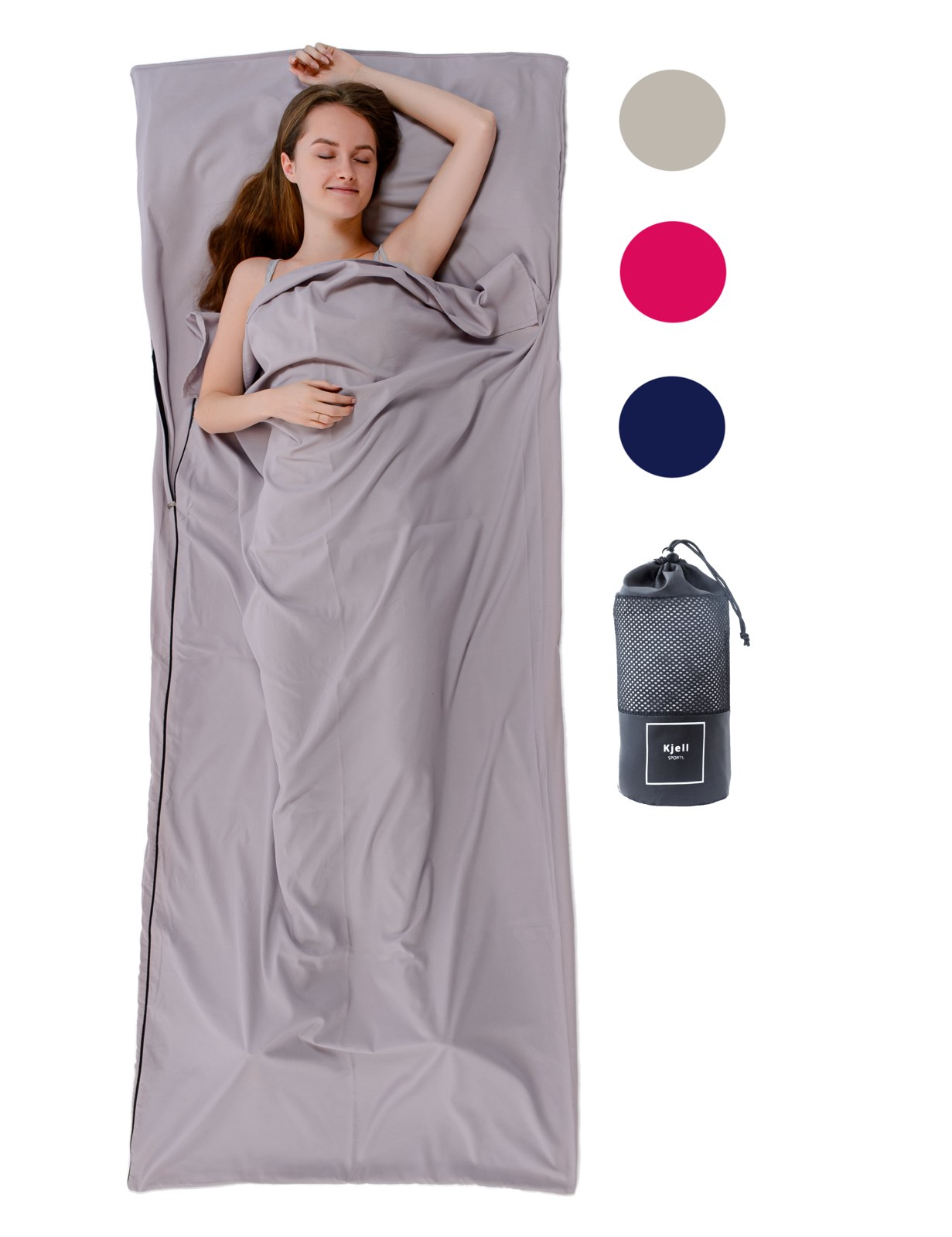 Grauer Kjell SPORTS Hüttenschlafsack